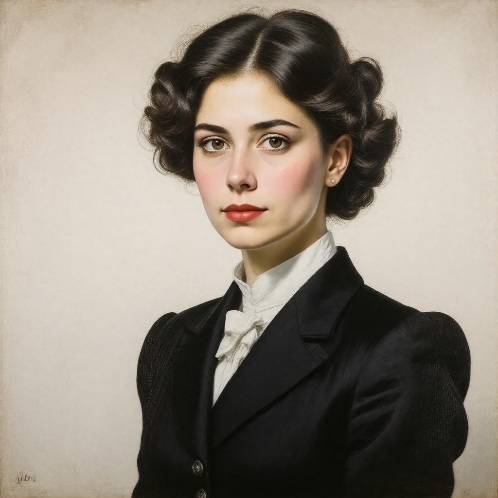 AI-created image of Rosa Lichtenstein Strauss