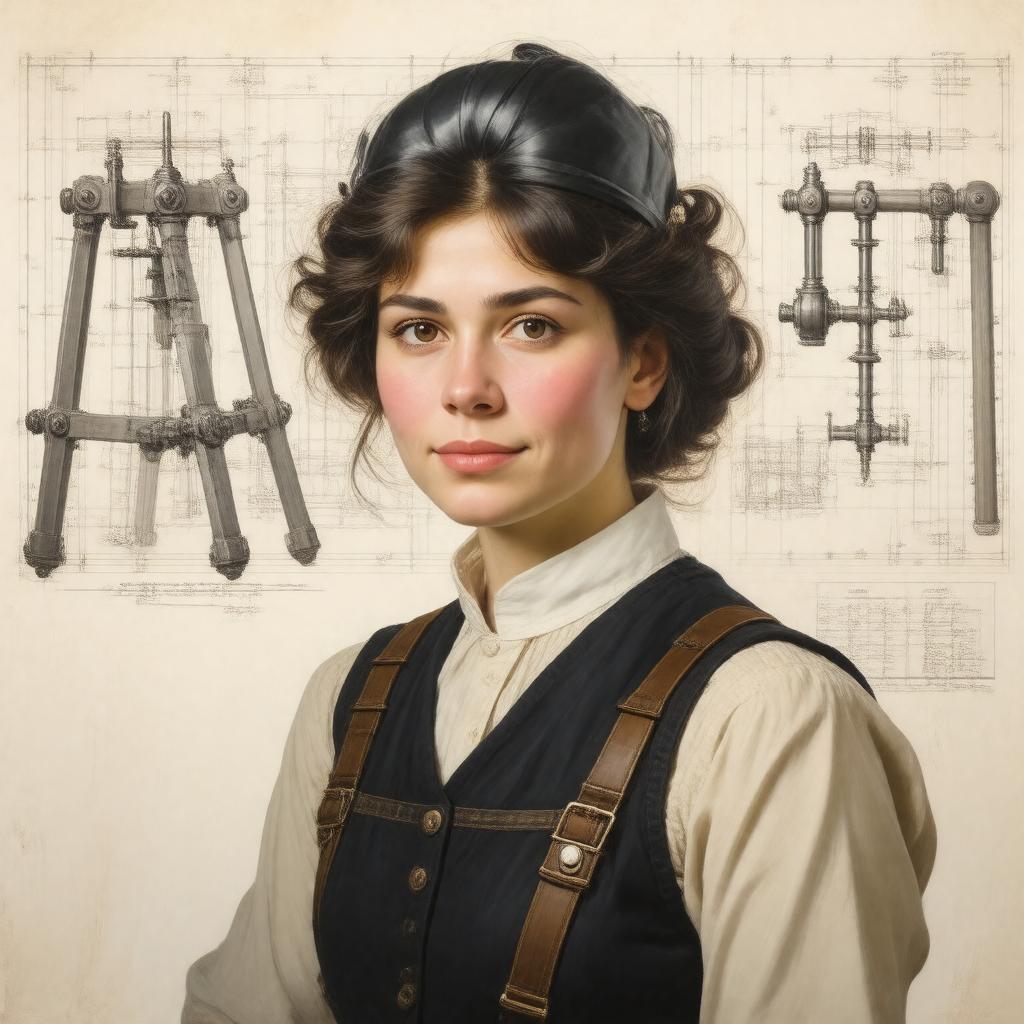 AI-created image of Rosa Louise Wilbraham