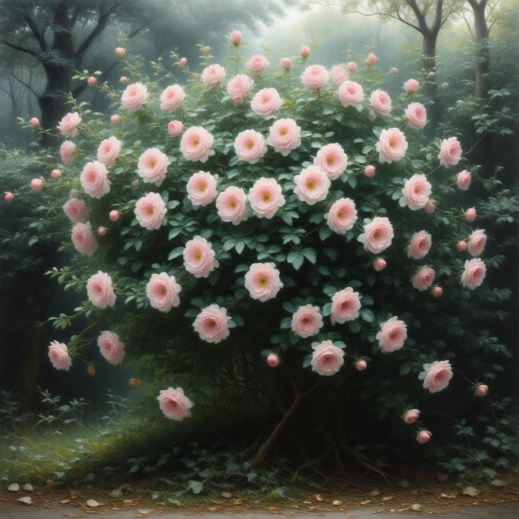 AI-created image of Rosa dumalis