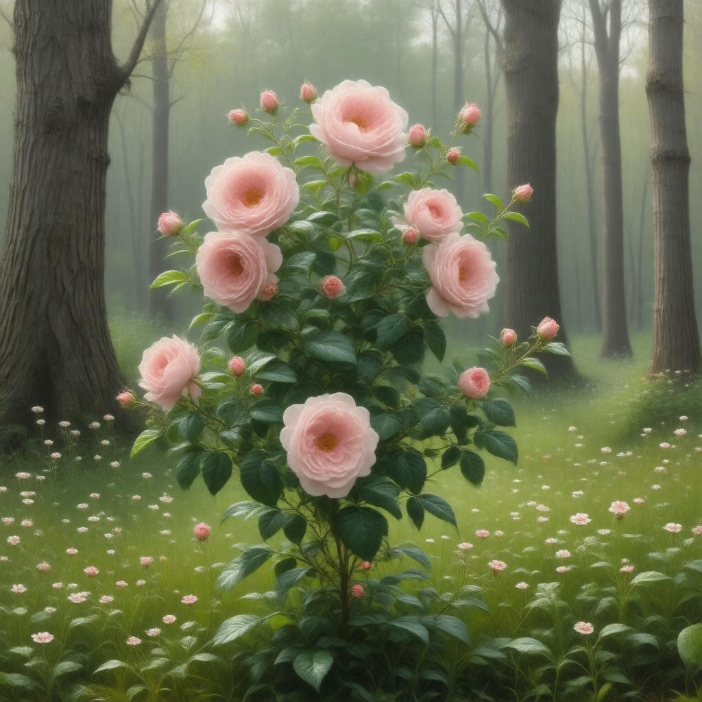 AI-created image of Rosa majalis