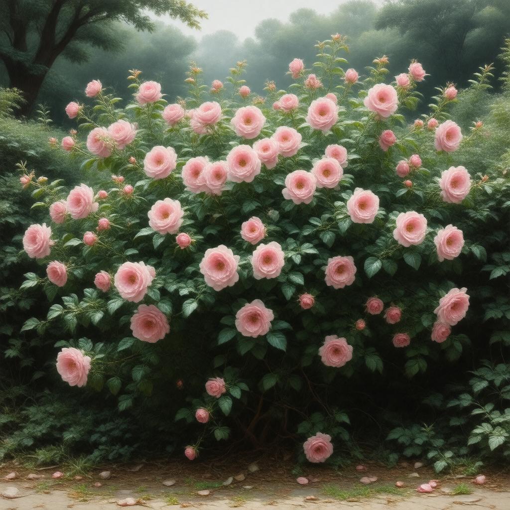 AI-created image of Rosa micrantha