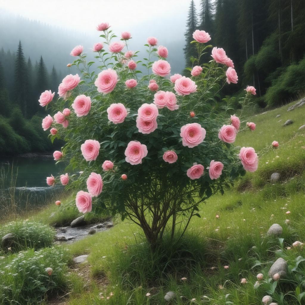 AI-created image of Rosa nutkana