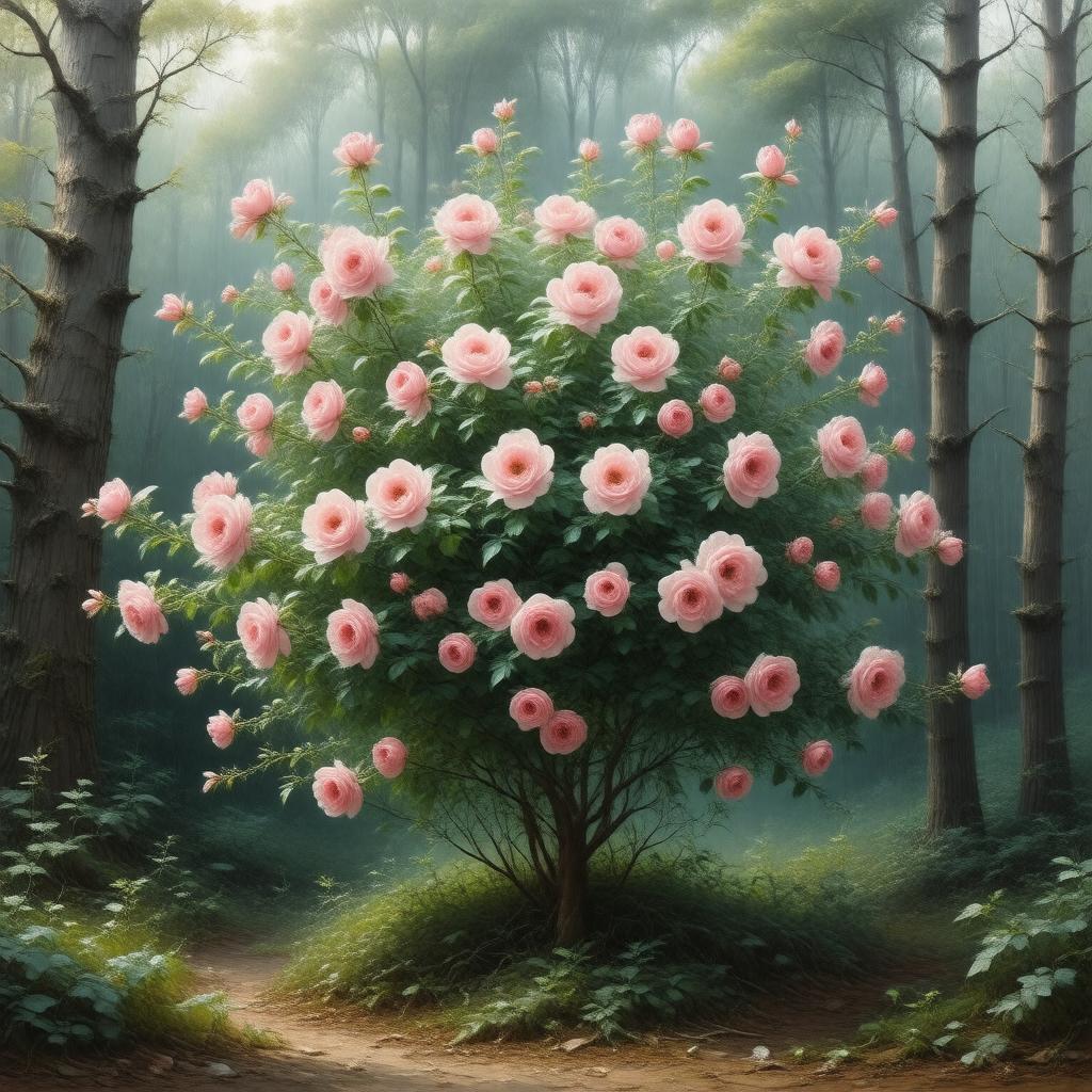 AI-created image of Rosa sherardii