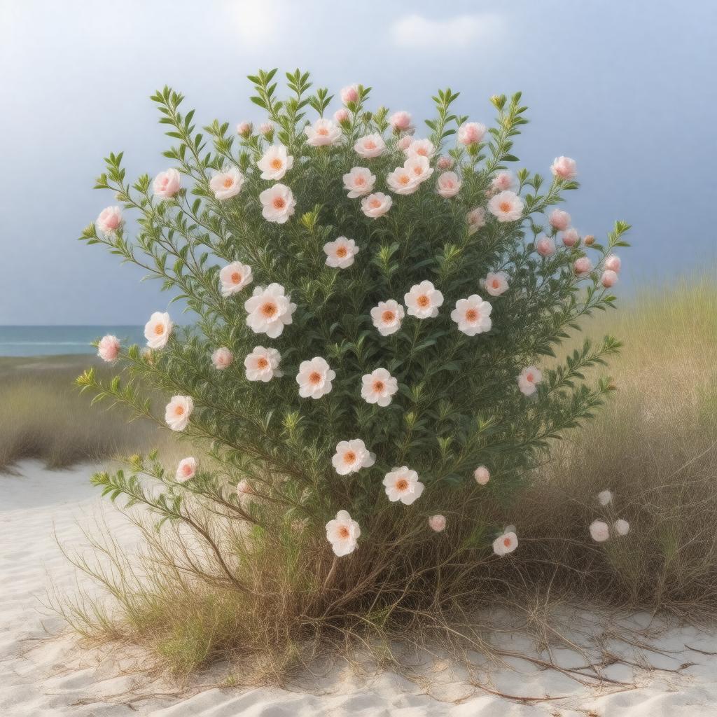 AI-created image of Rosa spinosissima