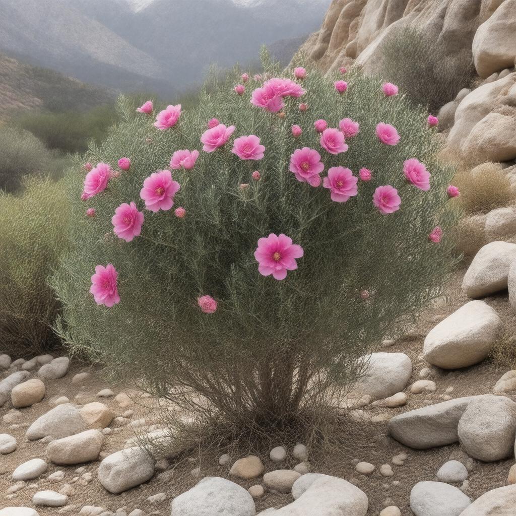 AI-created image of Rosa stellata