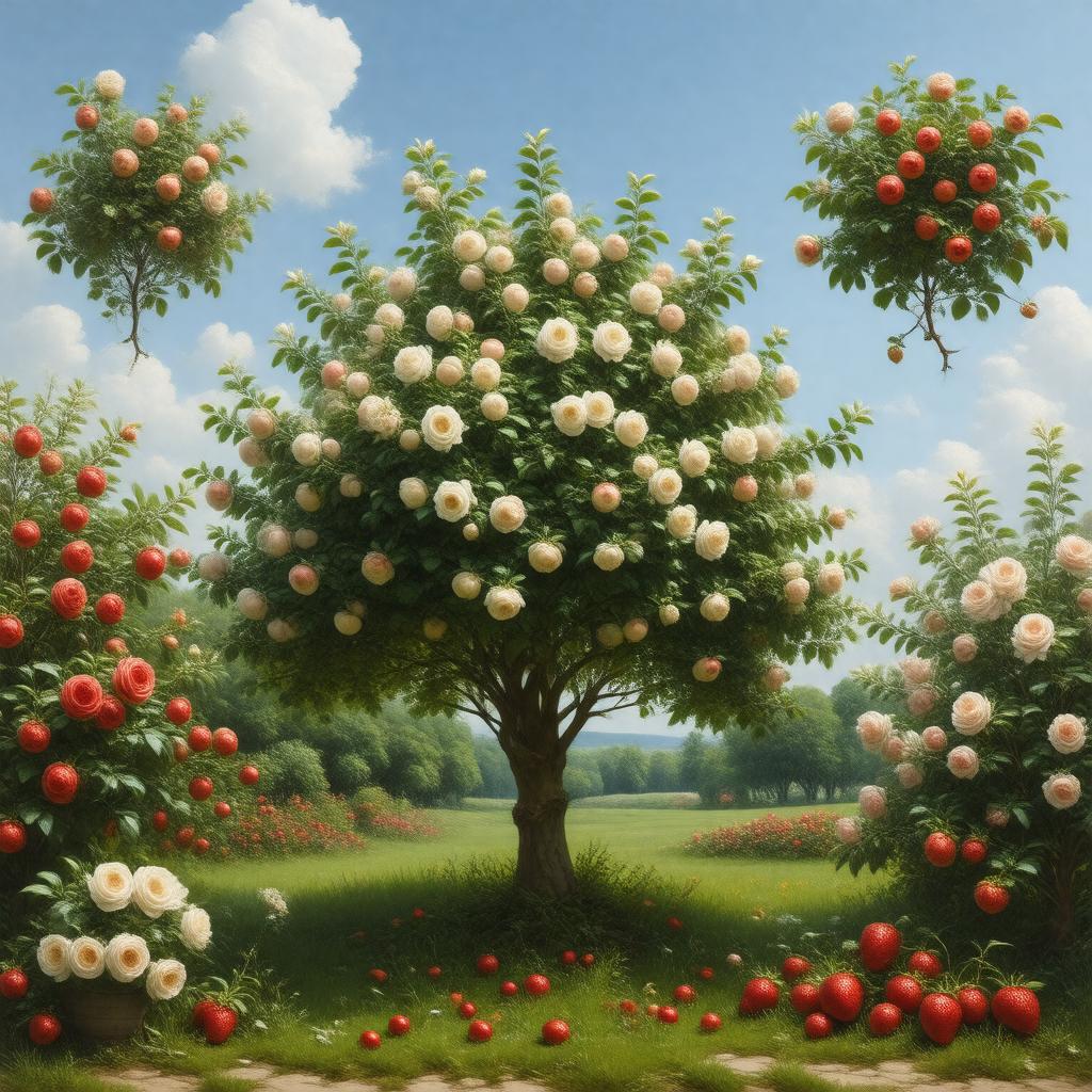 AI-created image of Rosaceae