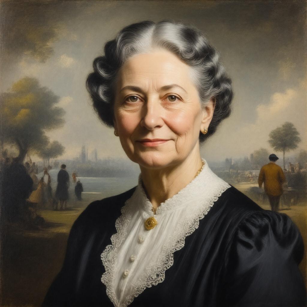 AI-created image of Rosalie Meyer Stern
