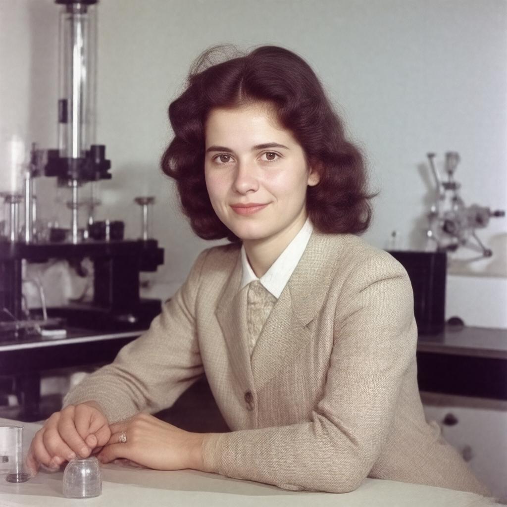 AI-created image of Rosalind Elsie Franklin