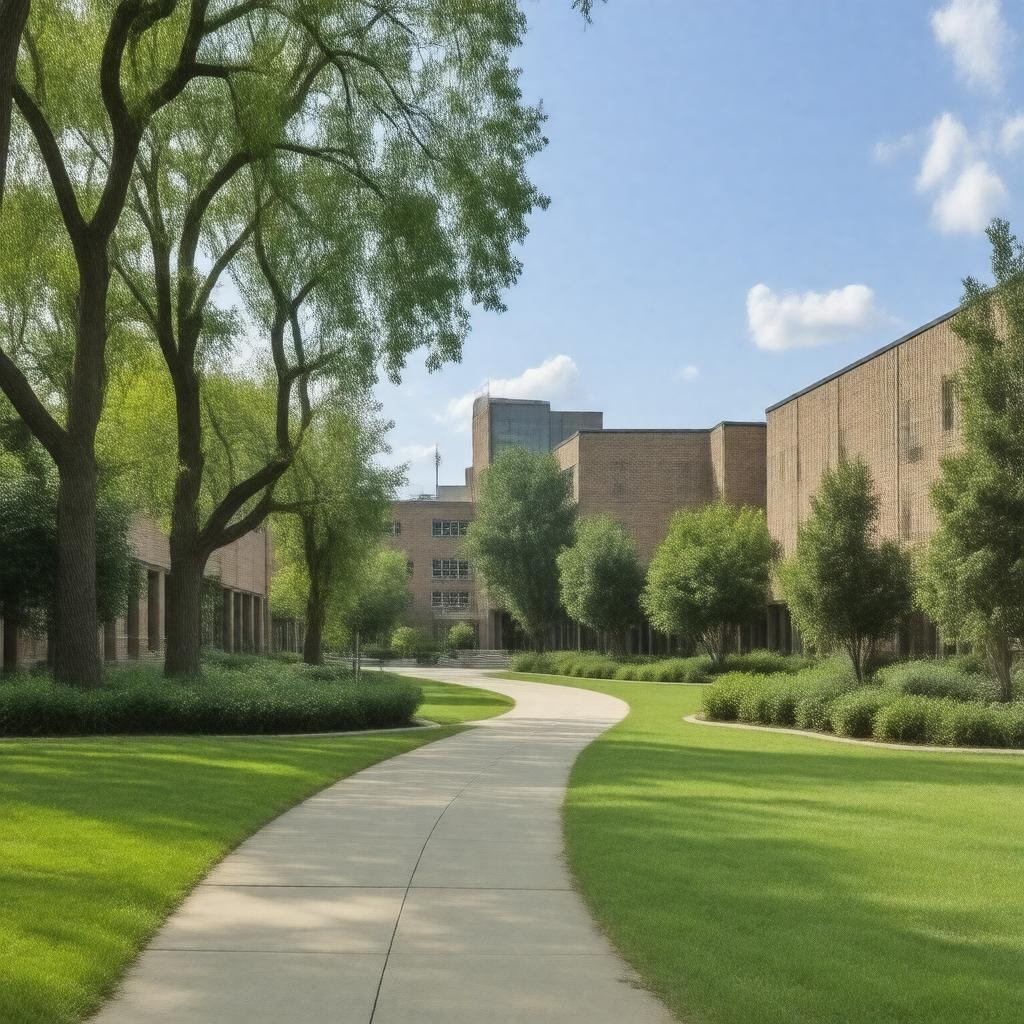 AI-created image of Rosalind Franklin College