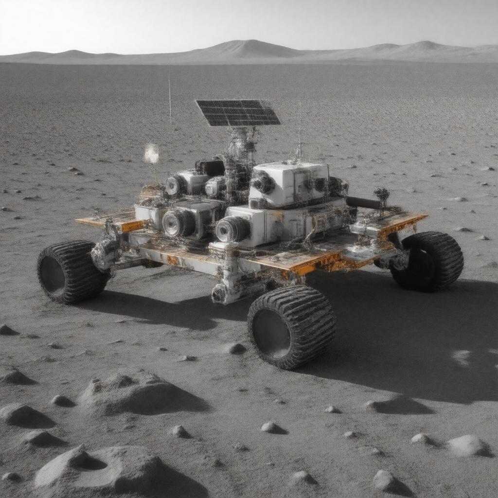 AI-created image of Rosalind Franklin Mars Rover