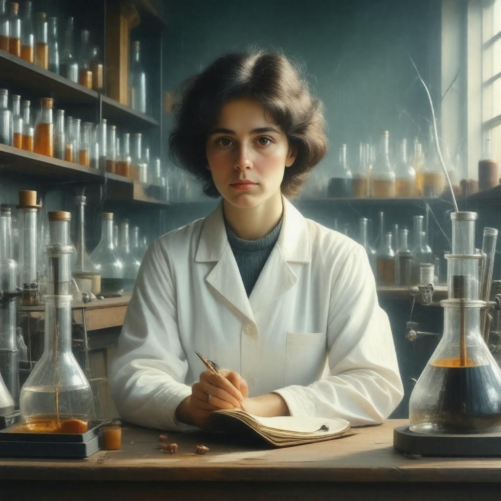 AI-created image of Rosalind Franklin