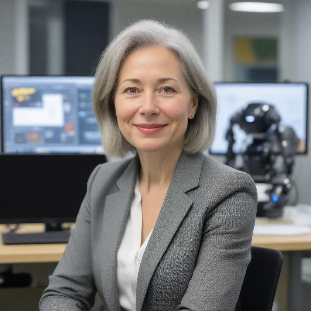 AI-created image of Rosalind Picard