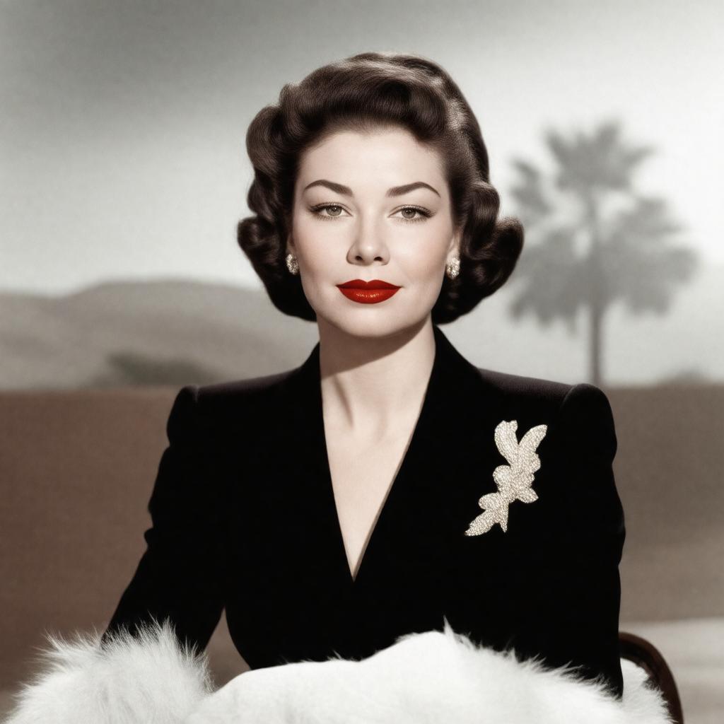 AI-created image of Rosalind Russell