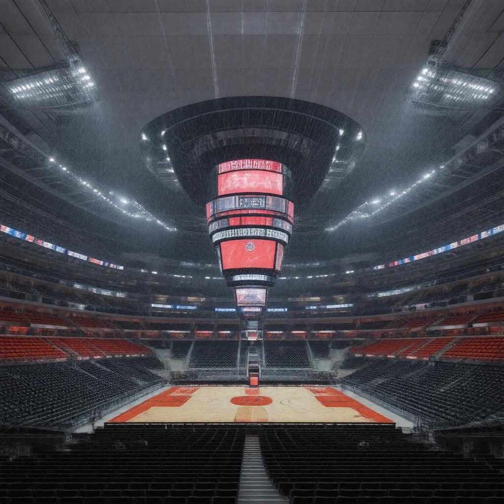 AI-created image of Rose Garden Arena