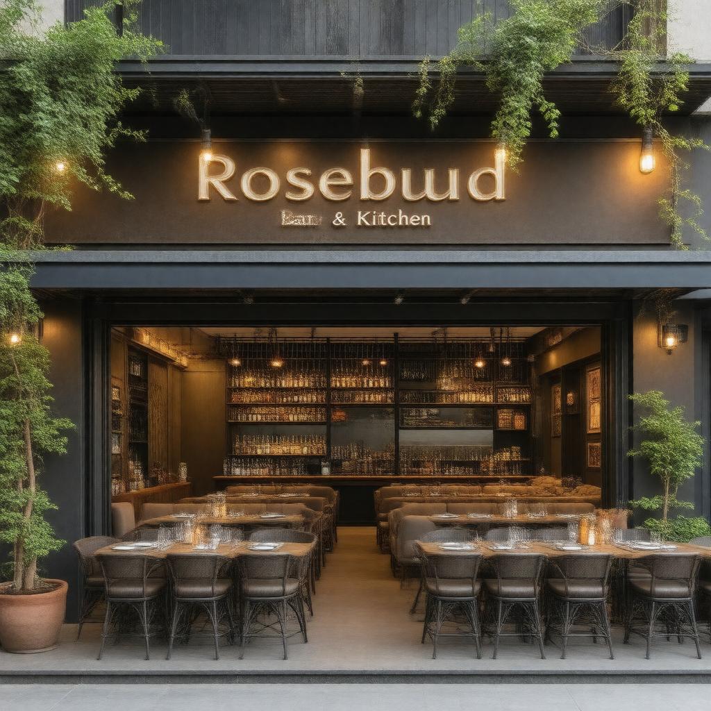 AI-created image of Rosebud Bar & Kitchen