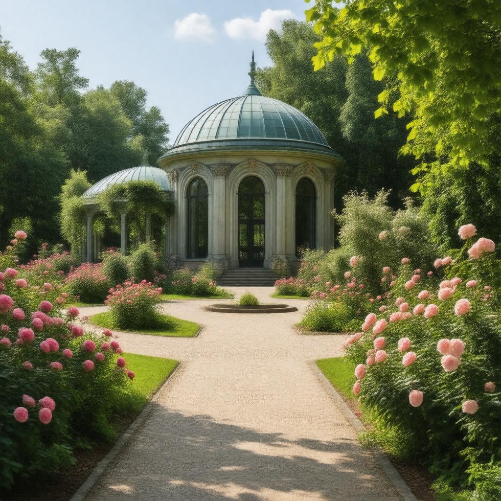 AI-created image of Rosenhöhe, Darmstadt