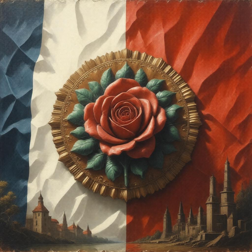Click to view larger image AI-created image of Rosette de la Résistance