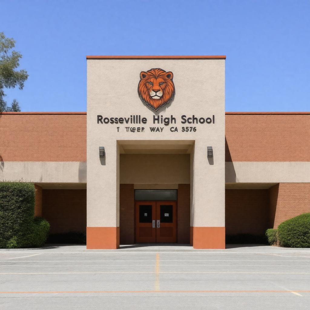 AI-created image of Roseville High School