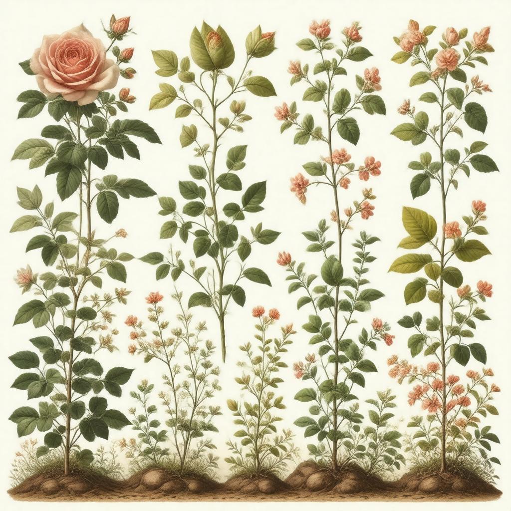 AI-created image of Rosidae