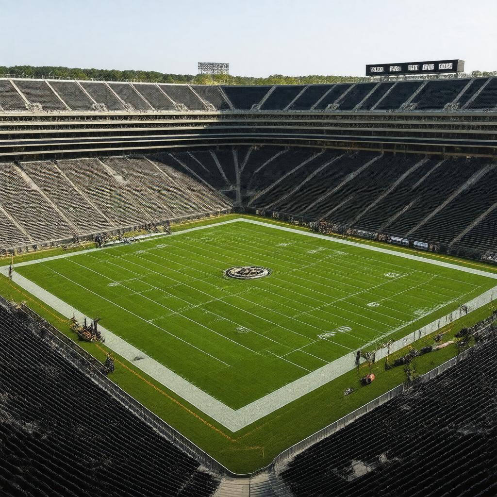 AI-created image of Ross-Ade Stadium