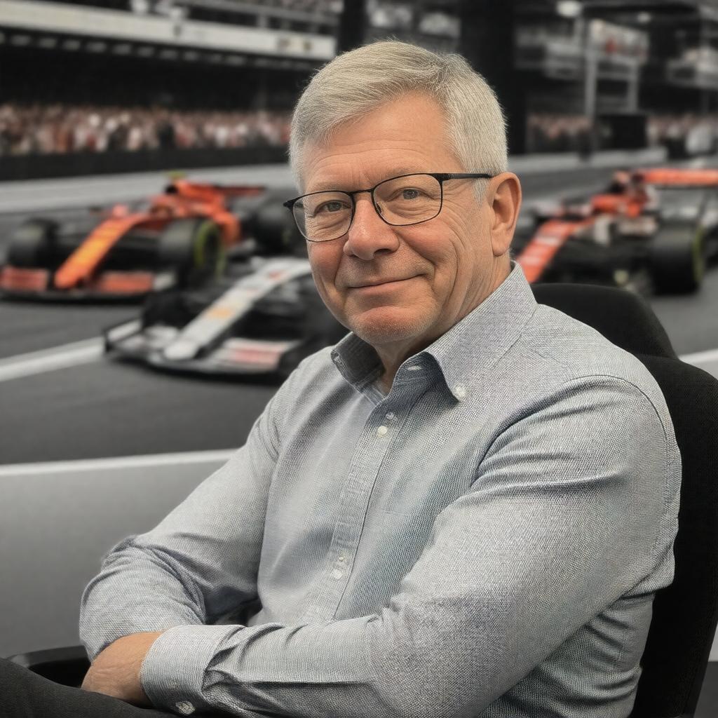 AI-created image of Ross Brawn