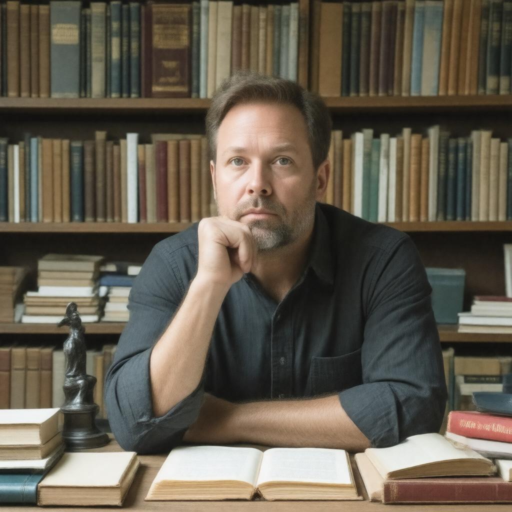 AI-created image of Ross Douthat