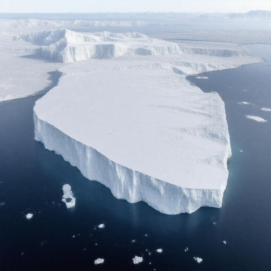 AI-created image of Ross Ice Shelf