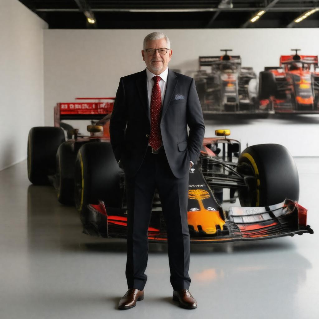 AI-created image of Ross James Brawn