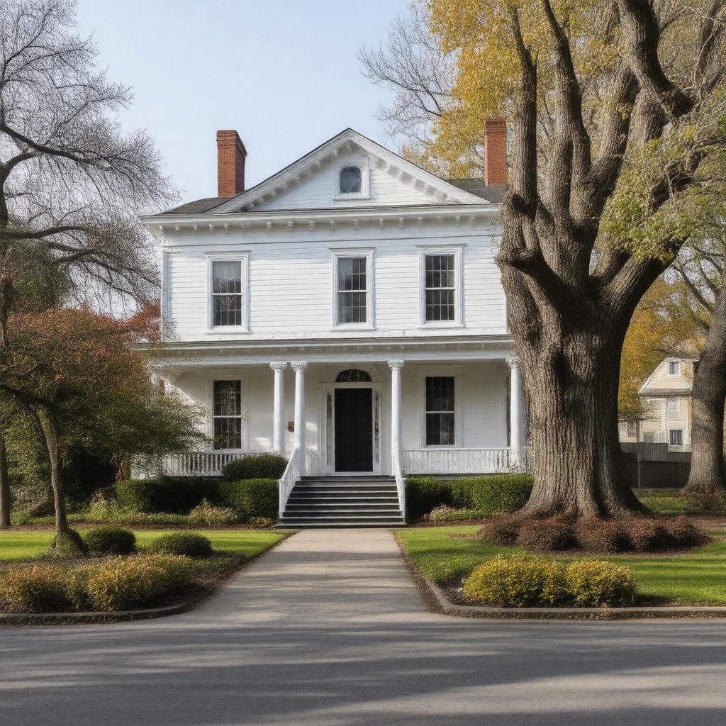 AI-created image of Rotch-Jones-Duff House and Garden Museum