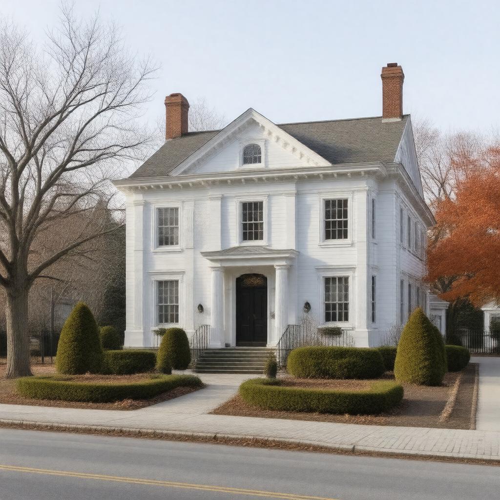 AI-created image of Rotch-Jones-Duff House