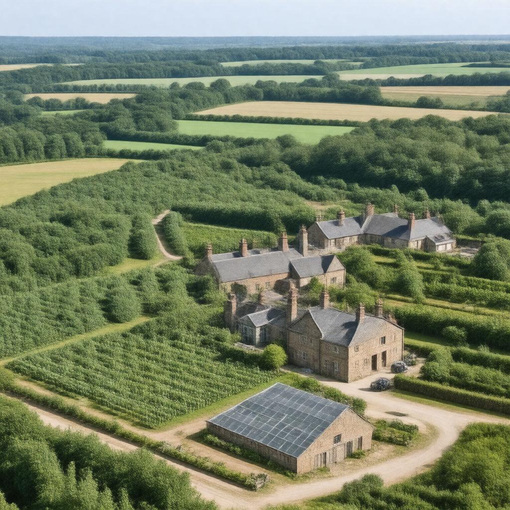 AI-created image of Rothamsted Experimental Station