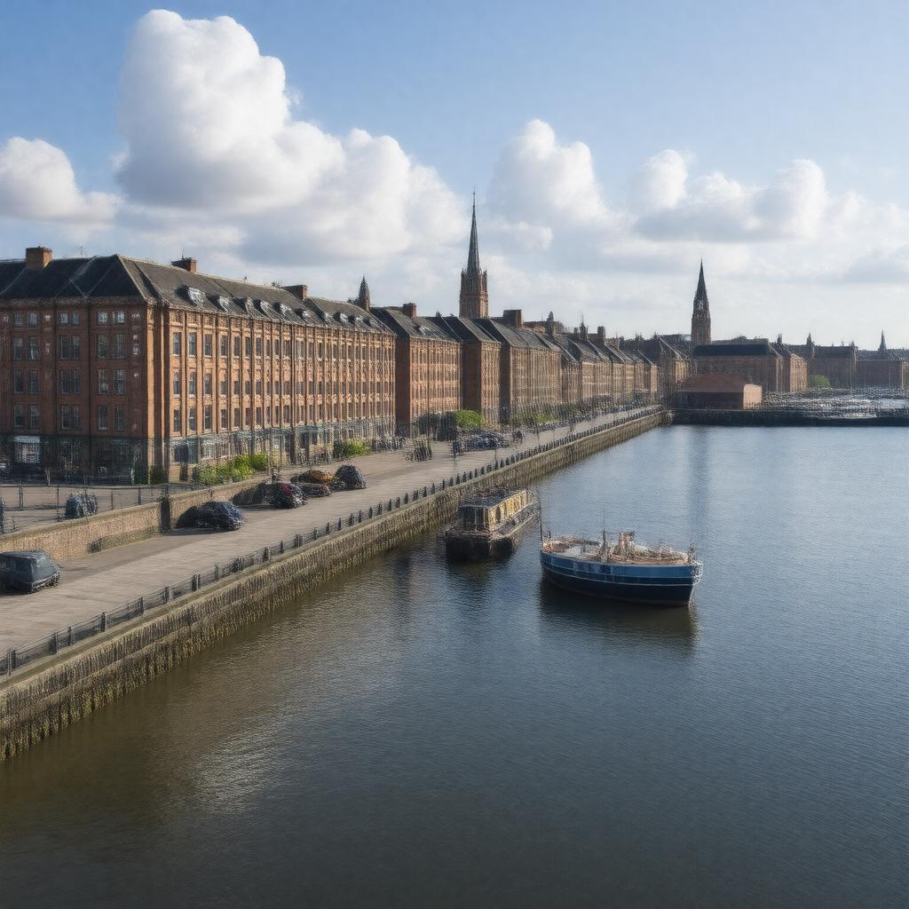 AI-created image of Rotherhithe, London