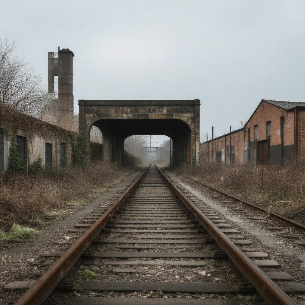 AI-created image of Rotherhithe Sidings
