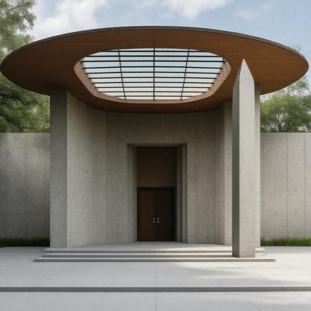AI-created image of Rothko Chapel
