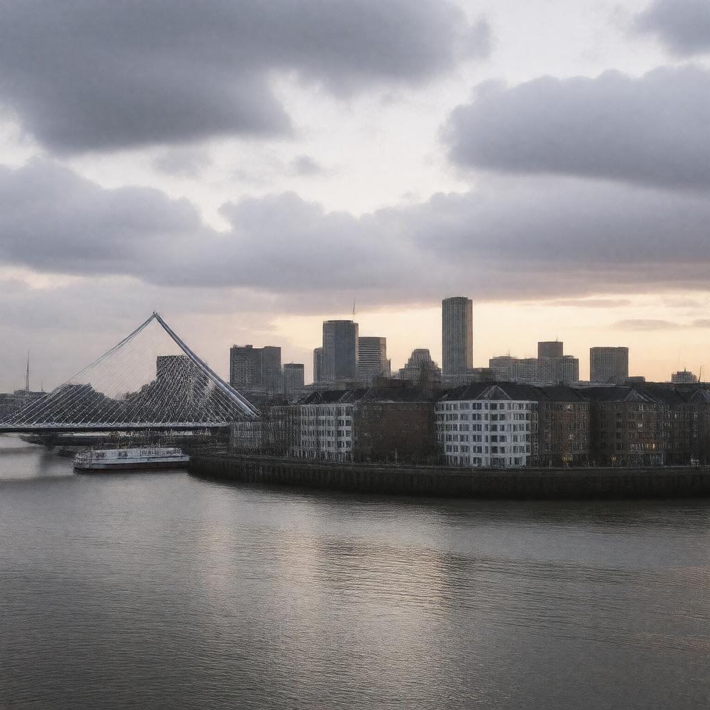 AI-created image of Rotterdam