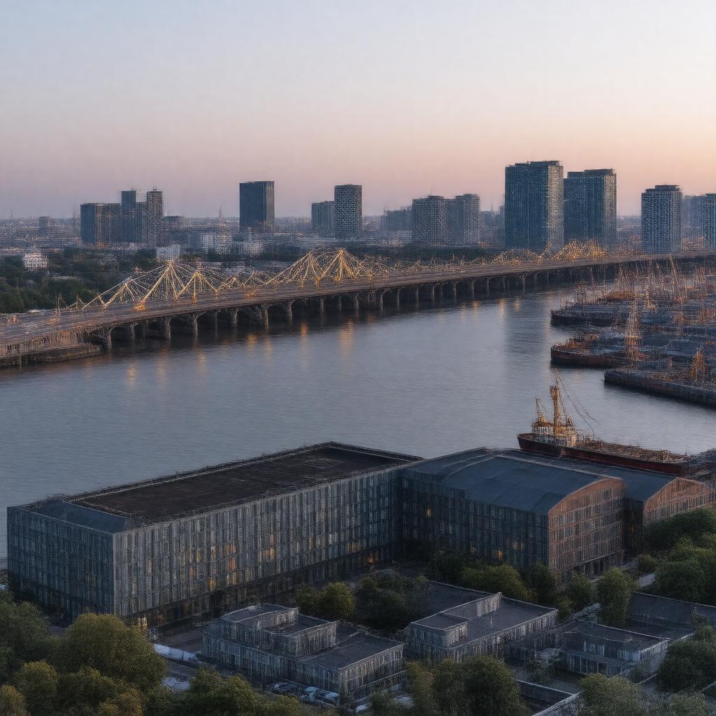 AI-created image of Rotterdam, Netherlands