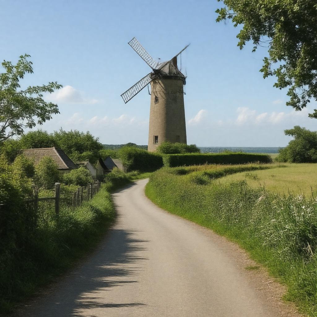 AI-created image of Rottingdean, East Sussex