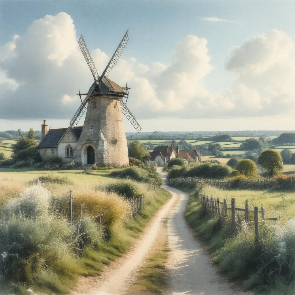 AI-created image of Rottingdean, East Sussex, England