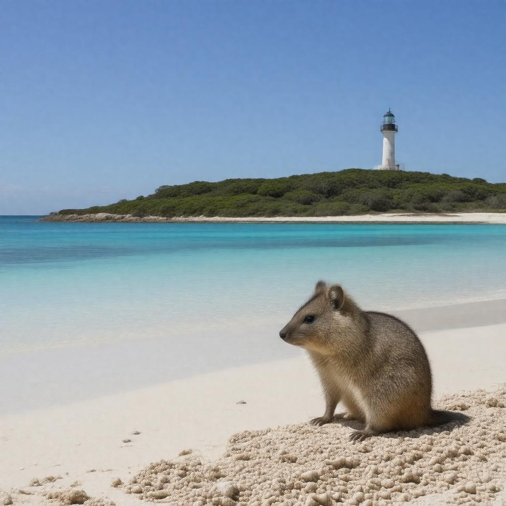 AI-created image of Rottnest Island