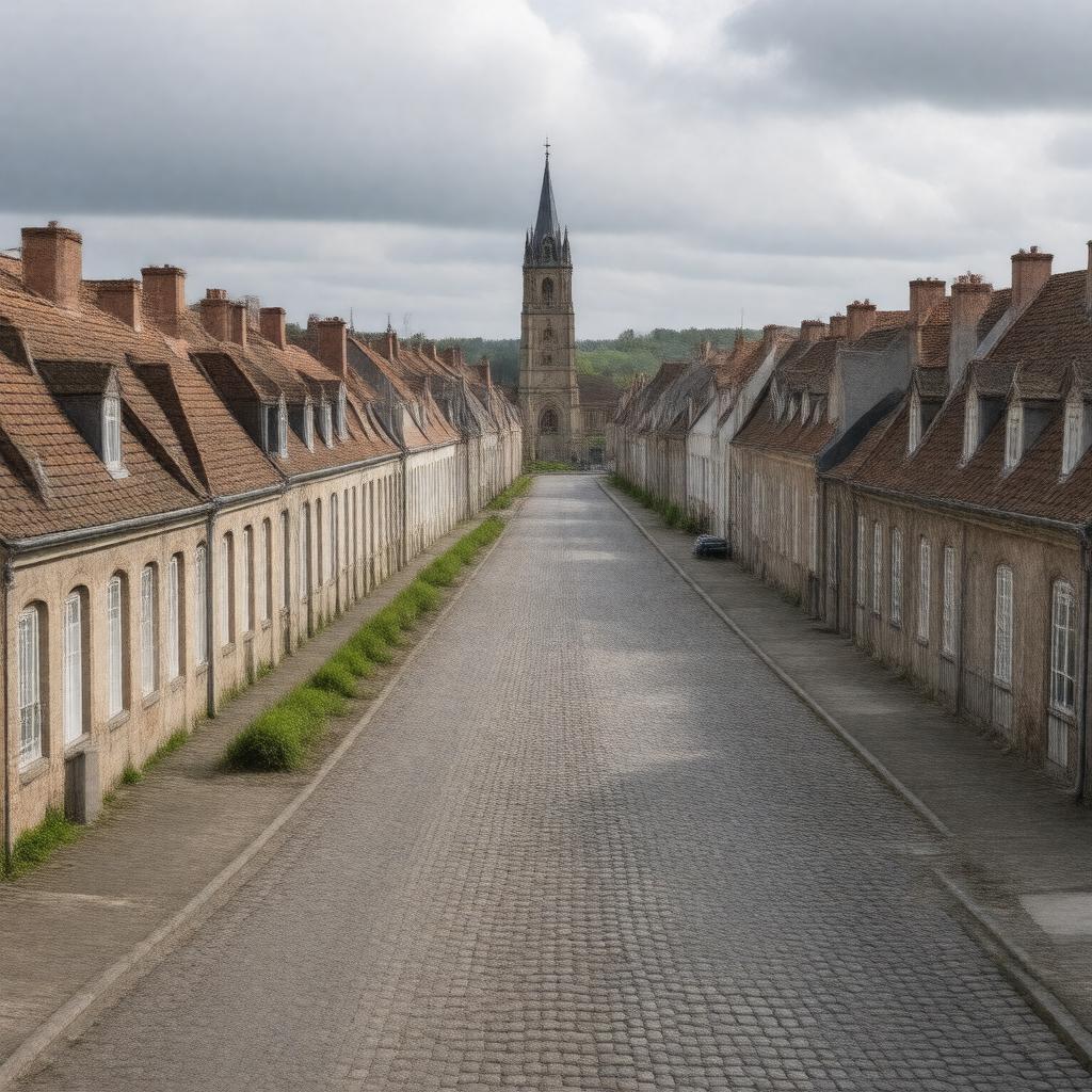 AI-created image of Roubaix