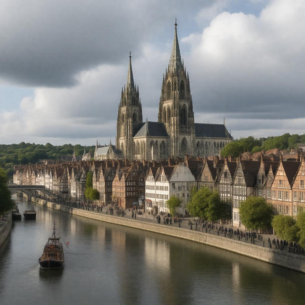 AI-created image of Rouen