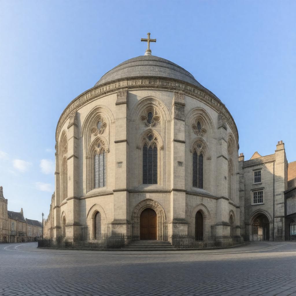 Click to view larger image AI-created image of Round Church