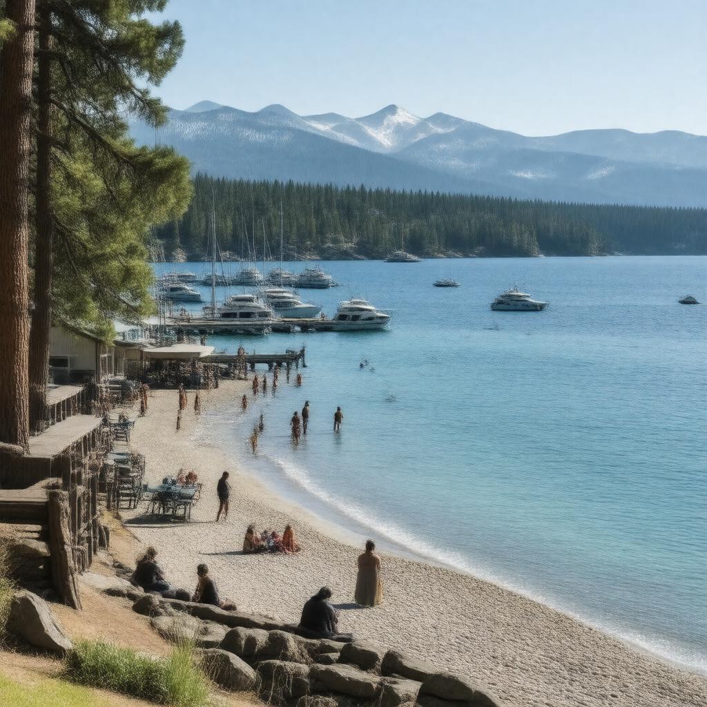 AI-created image of Round Hill Pines Beach & Marina