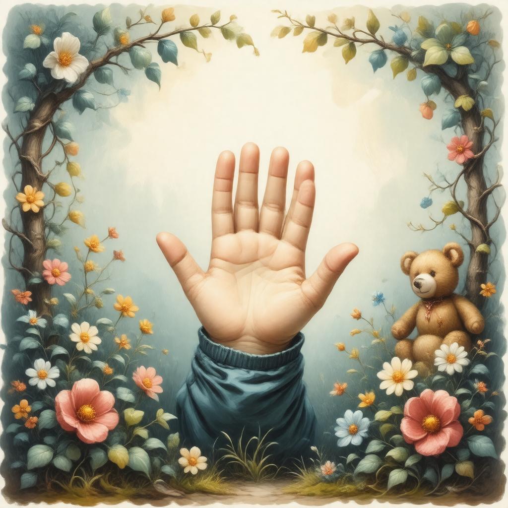 Click to view larger image AI-created image of Round and Round the Garden