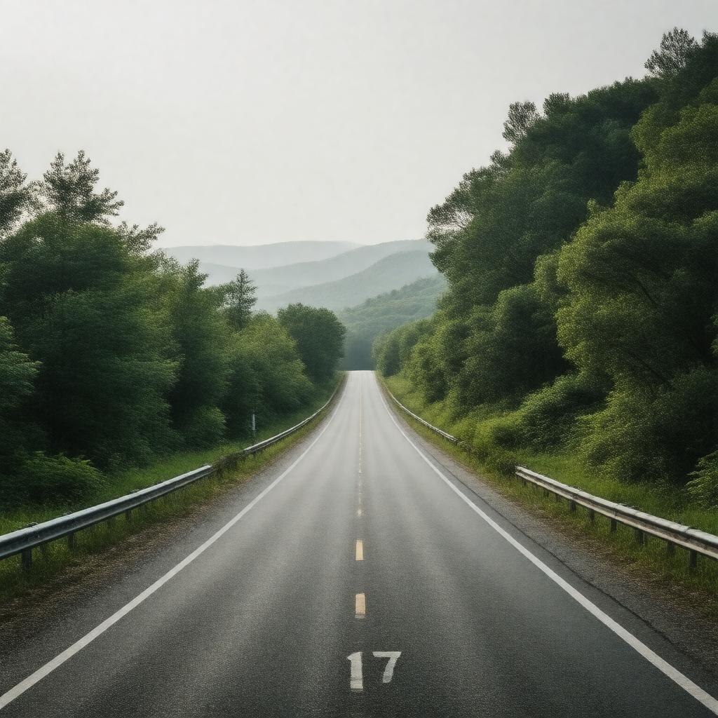 AI-created image of Route 117