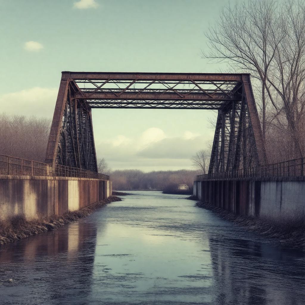 AI-created image of Route 117 Bridge