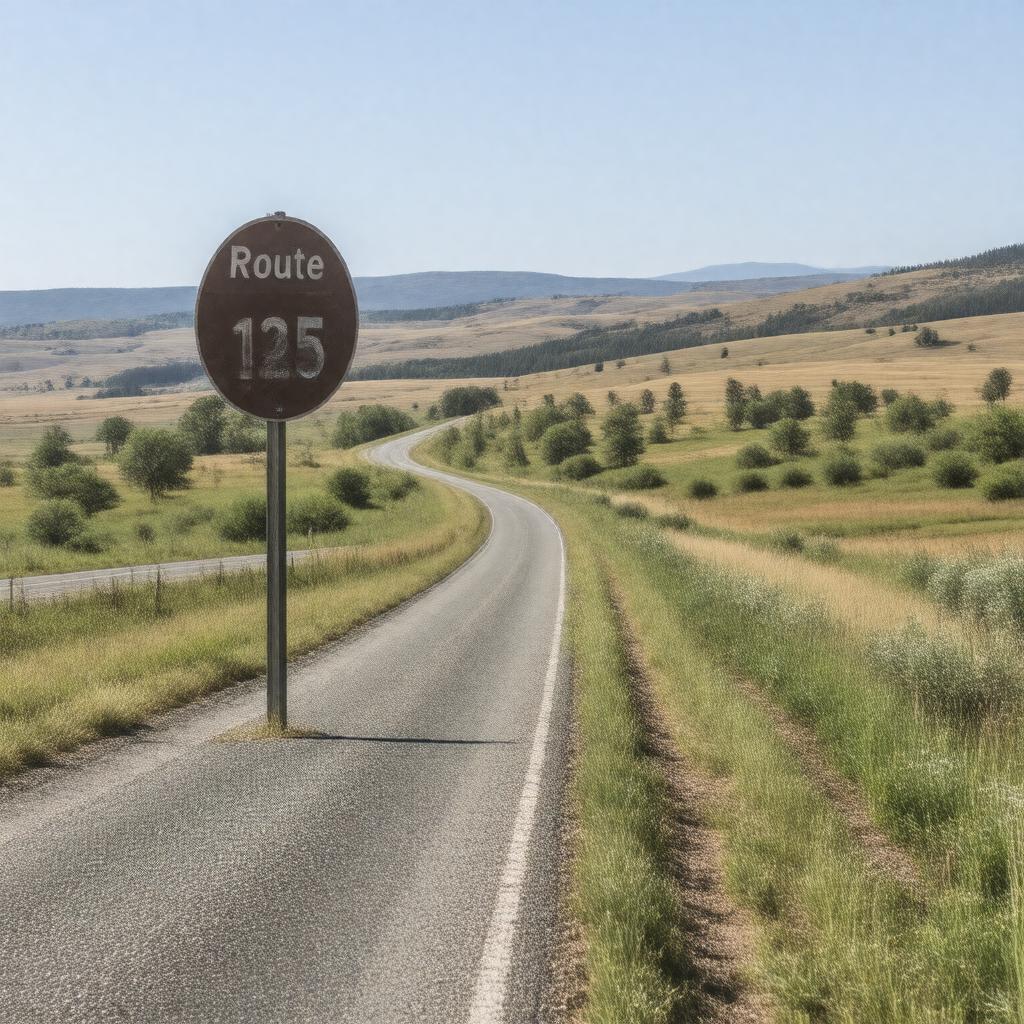 AI-created image of Route 125