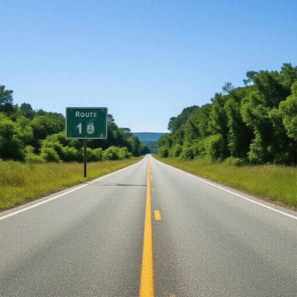AI-created image of Route 18