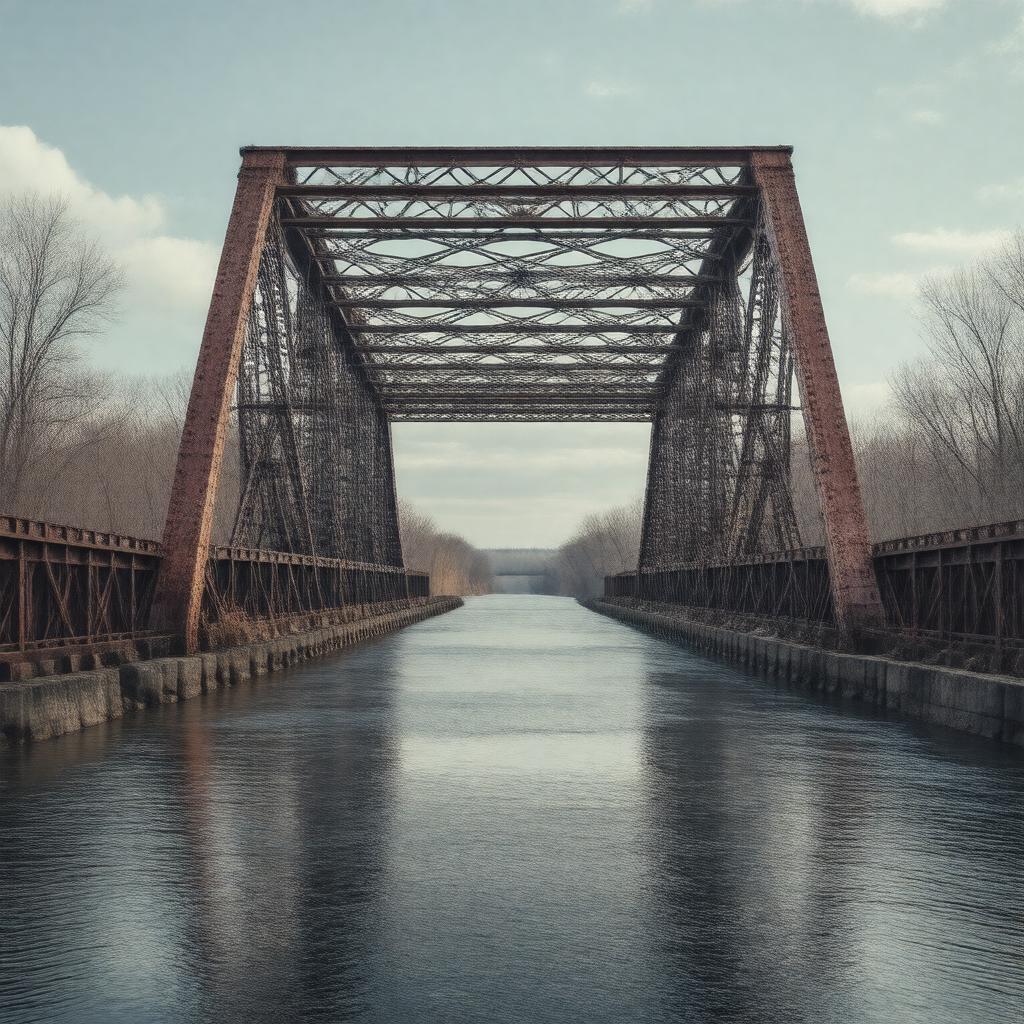 AI-created image of Route 20 Bridge