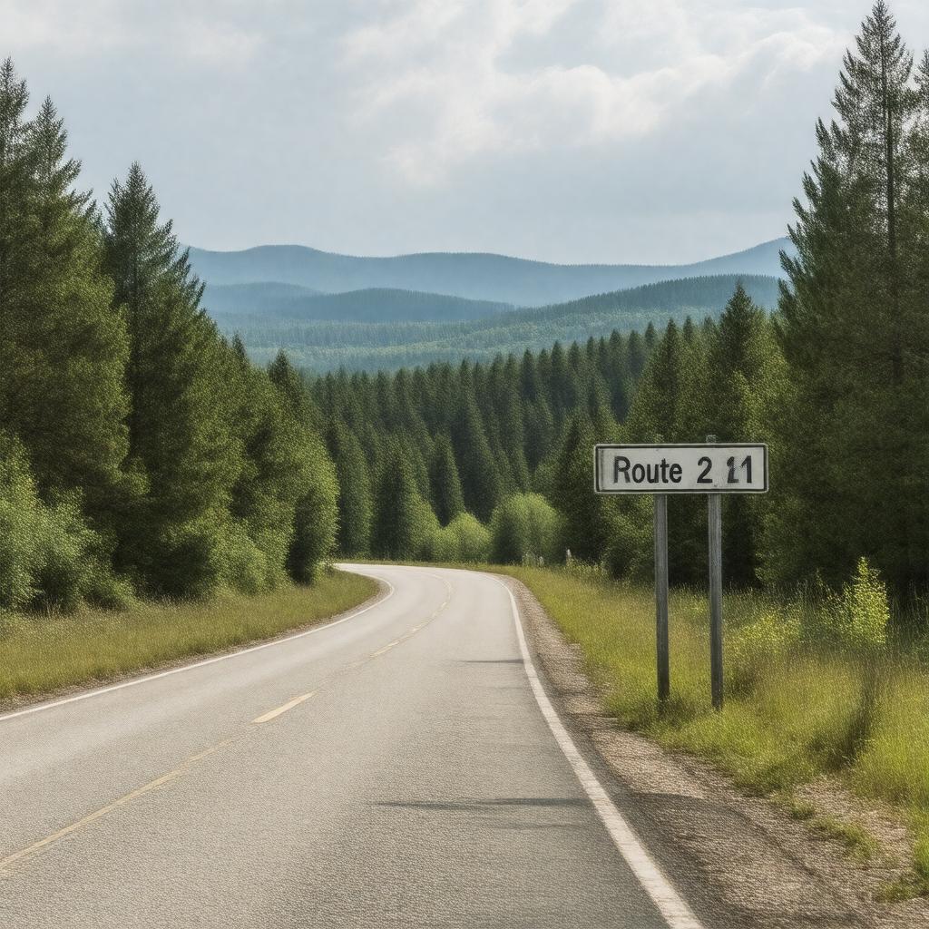 AI-created image of Route 21